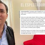 Héctor Zelaya comparte foto desde la emblemática sala del llanto en el Vaticano