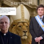 Javier Milei felicita al nuevo papa León XIV y celebra con una imagen de un león